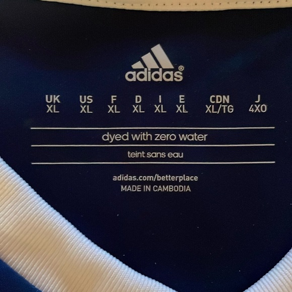 Men’s X-Large,soccer shirt.Blue with ODell Brewing Co. & 90 Shilling branding - Picture 2 of 8